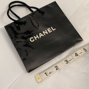 CHANEL Shopping Tote Paper Gift Bag + Tissue Paper
